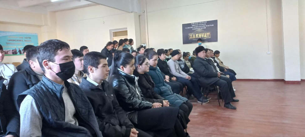 O'zbekiston Davlat filarmoniyasi xodimlari  lektoriy-konsert dasturi o'tkazishdi